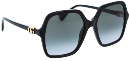 Gucci Iconische zonnebril voor vrouwen Gucci , Black , Dames - 56 MM