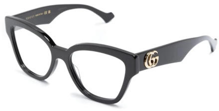 Gucci Klassiek Zwart Optisch Montuur Gucci , Black , Dames - 53 Mm,54 MM