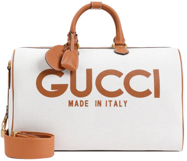 Gucci Neutrale Reistas Duffle Gucci , White , Heren - ONE Size