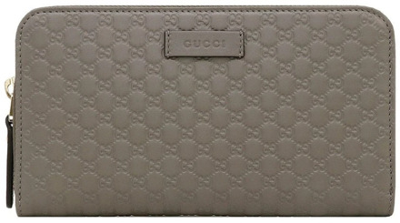 Gucci Portemonnee/Kaarthouder Gucci , Gray , Dames - ONE Size