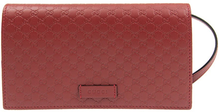 Gucci Portemonnee/Kaarthouder Gucci , Red , Dames - ONE Size