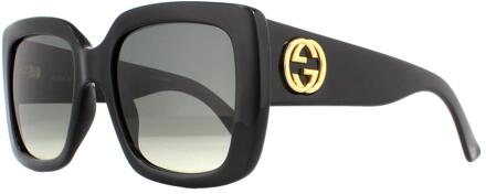Gucci Square dames zwart grijze gradiënt zonnebril - maat