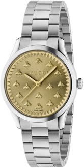 Gucci Stalen armband met bijen design Gucci , Yellow , Dames - ONE Size