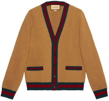 Gucci Stijlvolle Sweaters Gucci , Brown , Heren - L,M,S