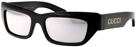 Gucci Stijlvolle zonnebril Gg1296S Gucci , Black , Heren - 55 MM