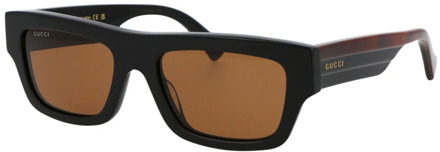 Gucci Stijlvolle zonnebril Gg1301S Gucci , Black , Heren - 55 MM