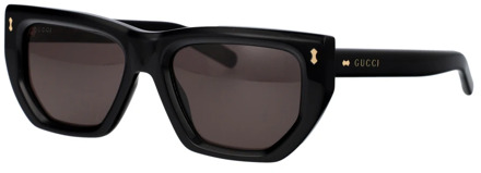 Gucci Stijlvolle zonnebril Gg1520S Gucci , Black , Dames - 53 MM