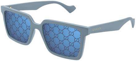 Gucci Stijlvolle Zonnebril Gg1540S 003 Gucci , Blue , Heren - 55 MM