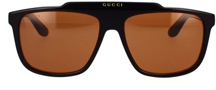 Gucci Stijlvolle zonnebril met superieur ontwerp Gucci , Black , Heren - 58 MM
