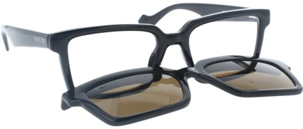 Gucci Stijlvolle zonnebril met uniek ontwerp Gucci , Black , Heren - 54 MM