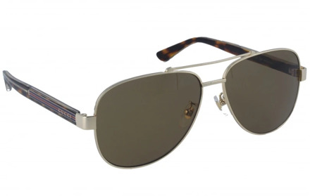 Gucci Stijlvolle zonnebril voor mannen Gucci , Yellow , Heren - 60 MM