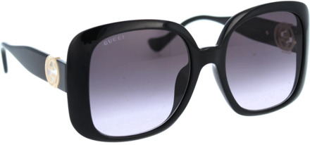 Gucci Stijlvolle zonnebril voor vrouwen Gucci , Black , Dames - 57 MM
