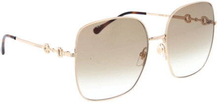 Gucci Stijlvolle zonnebril voor vrouwen Gucci , Yellow , Dames - 61 MM