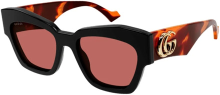 Gucci Sunglasses Gucci , Black , Dames - 55 MM
