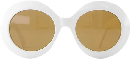 Gucci Sunglasses Gucci , White , Dames - 54 MM