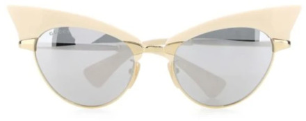 Gucci Sunglasses Gucci , Yellow , Dames - ONE Size