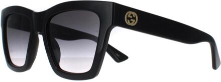 Gucci Vierkant Vrouwen Zwart Grijs Kleurverloop GG1714S - One Size
