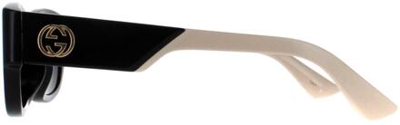 Gucci Vierkant Vrouwen Zwart met Ivoor Grijs GG1667SK