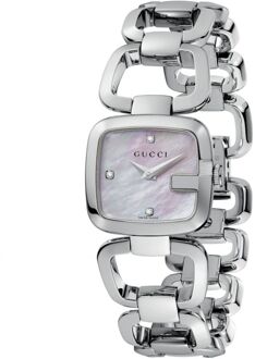 Gucci YA125502 Dames Horloge Zilver - One Size