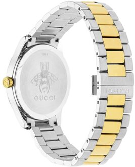 Gucci YA1264075 G-Timeless Tweekleurig Herenhorloge - maat Zilver
