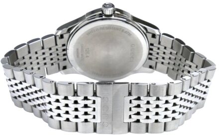 Gucci YA1264107 G-Timeless Bruine Wijzerplaat Herenhorloge - maat Zilver