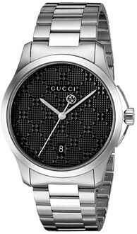 Gucci YA126460 Heren Horloge - maat Zilver