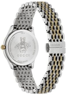 Gucci YA1265029 G-Timeless Two-Tone dameshorloge Zilver en goud - One Size
