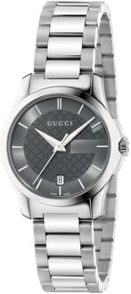 Gucci YA126522 Dames Horloge Zilver - One Size