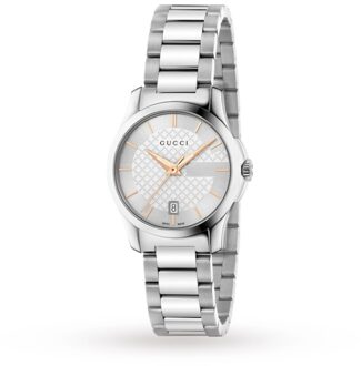 Gucci YA126523 dameshorloge Zilver - One Size