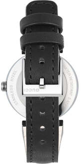 Gucci YA133501 In elkaar grijpende zwarte wijzerplaat dames horloge