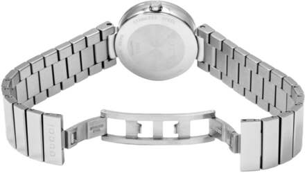 Gucci YA133502 In elkaar grijpende G 29mm dameshorloge Zilver - One Size