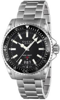 Gucci YA136301 Heren Horloge Zilver - One Size