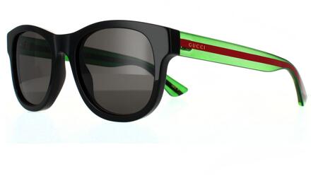 Gucci zonnebril GG0003SN 006 Zwart groen grijs grijs
