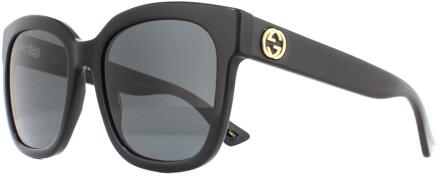 Gucci Zonnebril GG0034S 001 Zwart Grijs - One Size