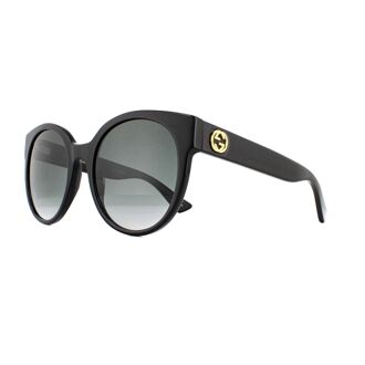 Gucci Zonnebril GG0035S 001 Zwart Grijs Verloop