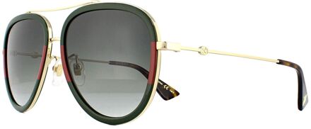 Gucci Zonnebril GG0062S Groen - 1 maat