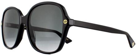 Gucci zonnebril GG0092S 001 Zwart grijze gradiënt - One Size