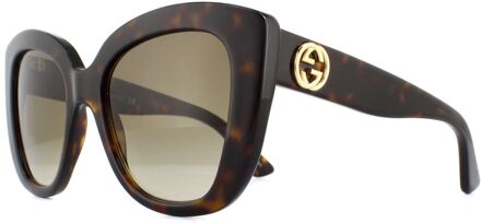 Gucci Zonnebril GG0327S Donkerbruin - 1 maat