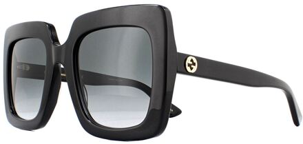 Gucci Zonnebril GG0328S 001 Zwart Grijs Verloop - One Size