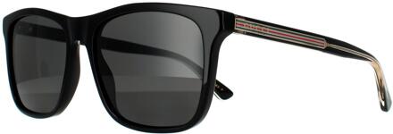 Gucci zonneBril GG0381SN 007 Zwart grijs gepolariseerd