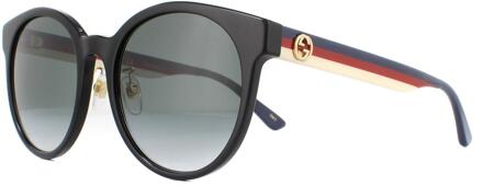 Gucci Zonnebril GG0416SK 001 Zwart Grijs Verloop
