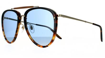 Gucci zonnebril GG0672S 004 Havana Blue - maat Bruin