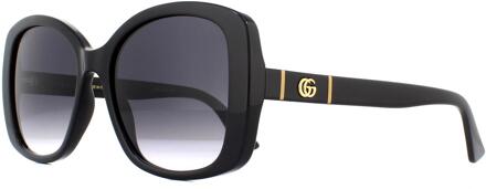 Gucci zonnebril GG0762S 001 Zwart grijze gradiënt