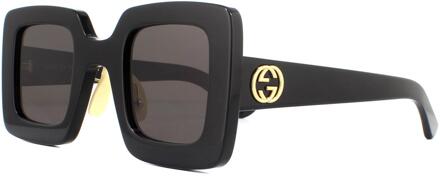 Gucci Zonnebril GG0780S 005 Zwart Grijs