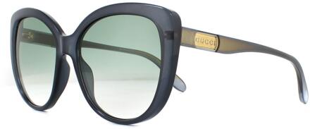 Gucci Zonnebril GG0789S 004 Blauwgroene Verloop - One Size