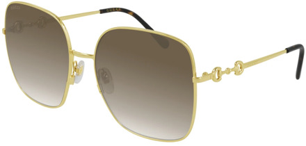 Gucci Zonnebril GG0879S Goud - 1 maat