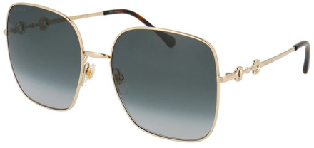 Gucci Zonnebril GG0879S Goud - 1 maat