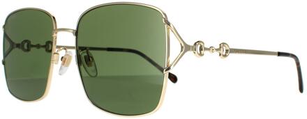 Gucci zonnebril GG1018SK 002 Gold Green Goud - One Size