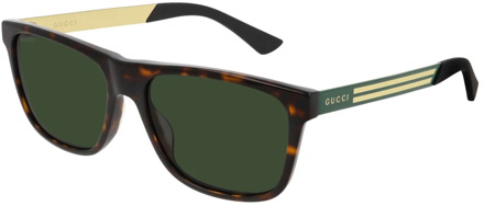 Gucci Zonnebril Gucci , Brown , Heren - 57 MM