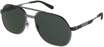 Gucci Zonnebril Gucci , Gray , Heren - 60 MM